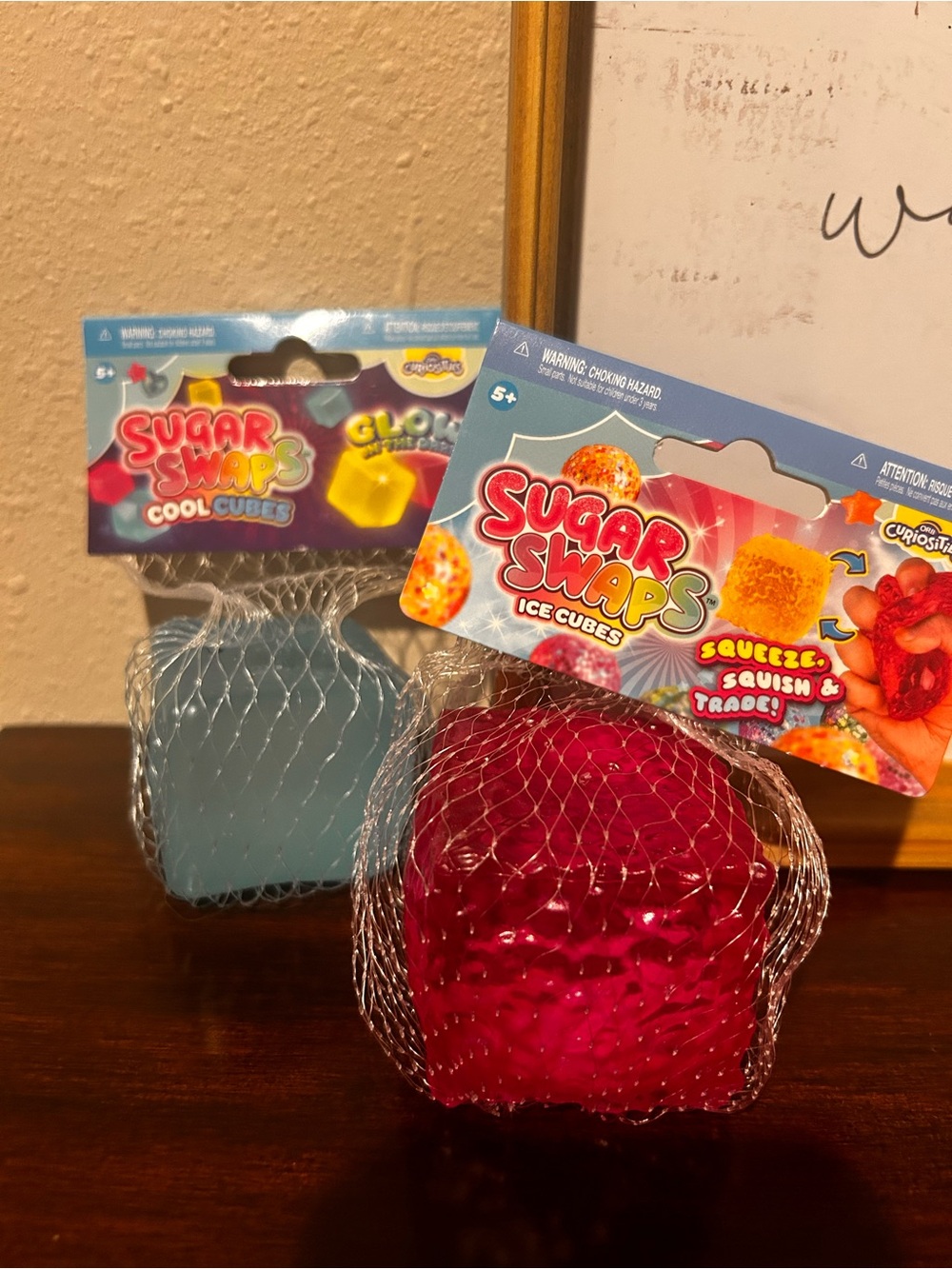 Sugar swaps Ice Cubes - One ice cube one glow in the dark cool cube. New